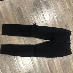 BDG Black Ripped High Rise Skinny Jeans